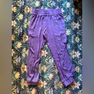 Adore Me Purple Silky Pajama Bottoms